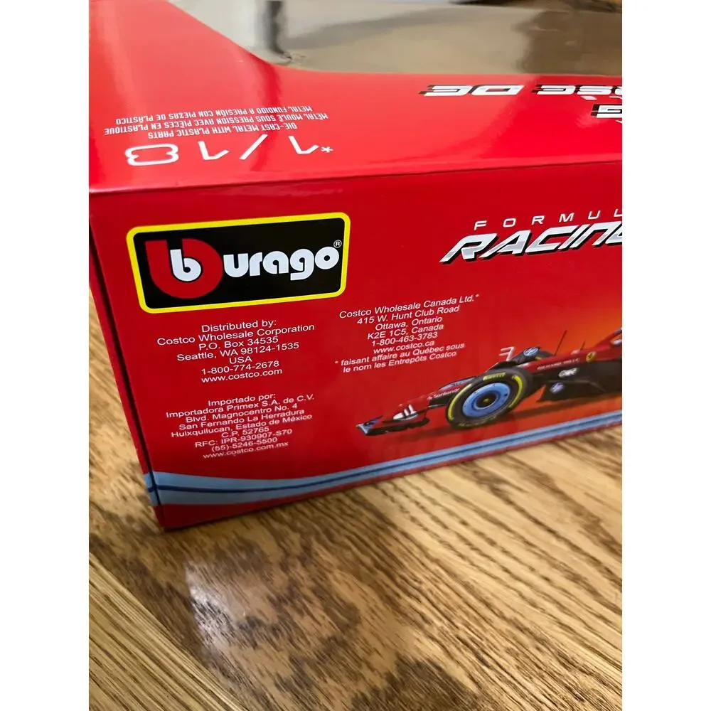 Bburago 1/18 Formula Racing Ferrari SF24 #16 Charles Leclerc (2024) Miami GP Win